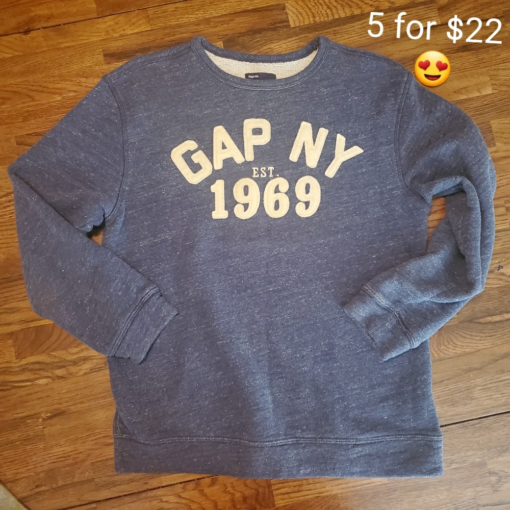 Sale Gap Kids Sweatshirt Comfortable Blue XXL 1…